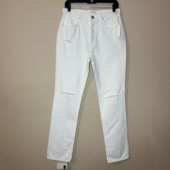 Hudson Thalia Loose Fit White Jeans - Picture 2 of 8